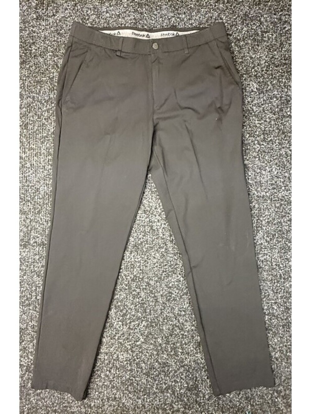 Reebok Performance Golf Pants Men 40x32 Black Stretch Athletic Tapered Fit Dry